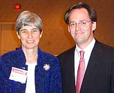Immediate Past Chair Pam Baron & Section Chair Warren Harris